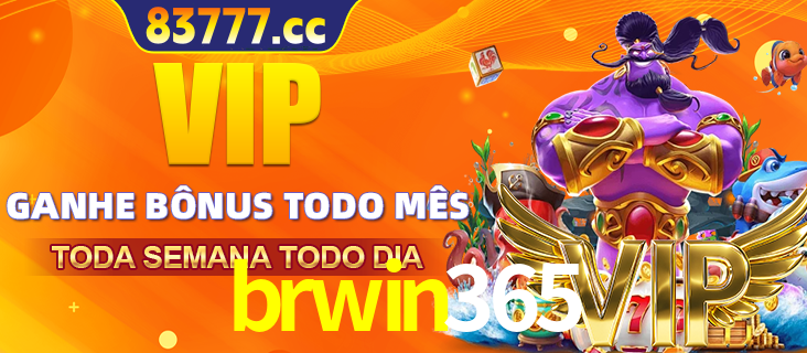 Banner promocional do brwin365 oferecendo 100% de recompensas adicionais contínuas para quem fizer o login diário (Daily sign-in), com um mascote de coelho.