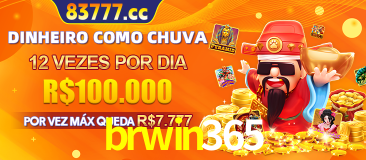 Banner do programa de recompensas Recomende para amigos do brwin365, detalhando os bônus por convidar amigos, com prêmios que chegam a R$288.888.