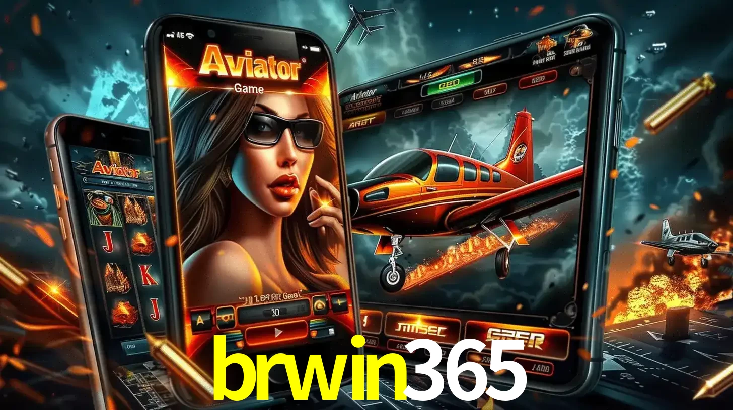 O popular jogo de apostas Aviator exibido em vários celulares e tablets, mostrando a interface emocionante e a ação de voo disponíveis para jogar agora no brwin365.