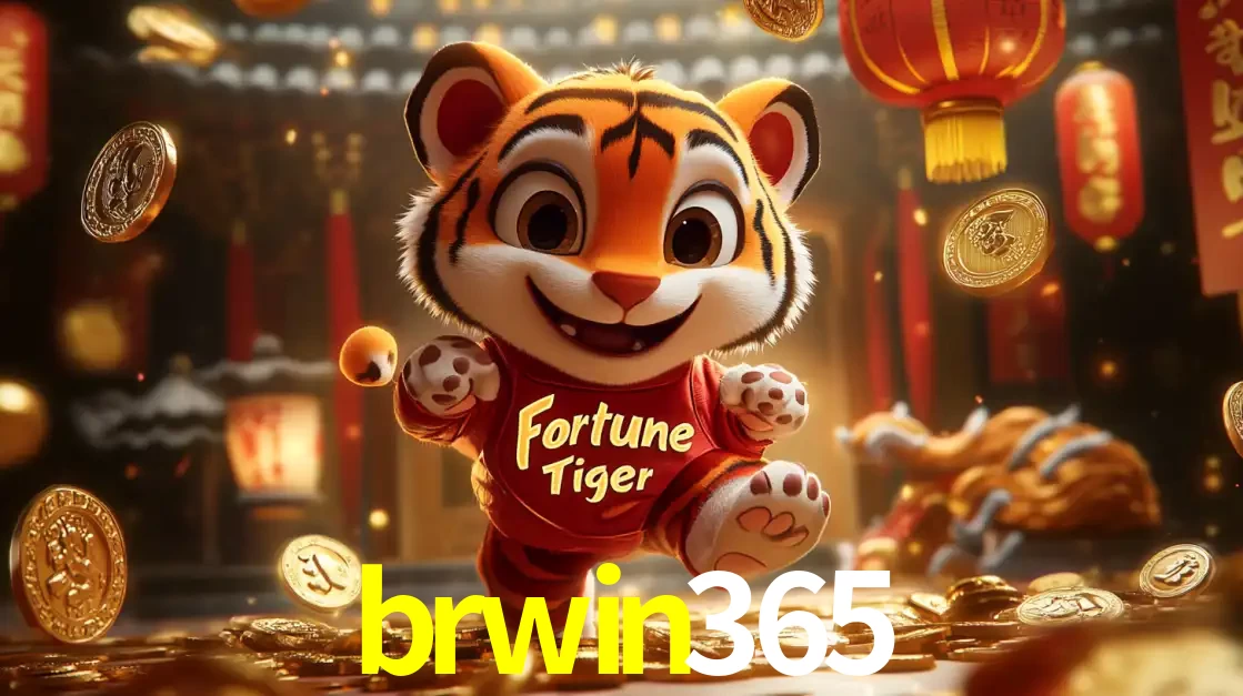 O alegre personagem do Fortune Tiger correndo sobre um caminho de moedas de ouro, simbolizando os grandes prêmios e a diversão do popular jogo de slot do brwin365.